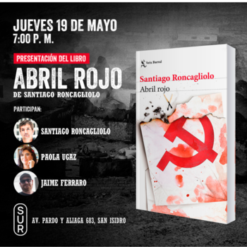 Conversatorio con Santiago Roncagliolo | 19 de mayo a las 07:00pm